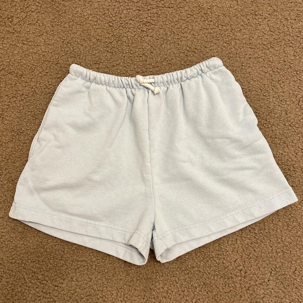 H-m Women's Blue and White Shorts
